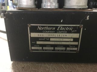 Northern Western Electric R4 tube Theatre Amplifier 6