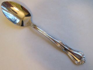 Soup Place Spoon Vintage Gorham Stainless: Valcourt Pattern: 18/10 Quality: Exc