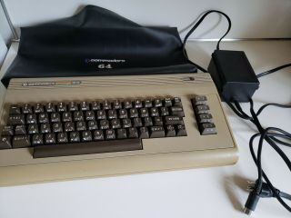Commodore 64 Computer,  Power Cord/ And
