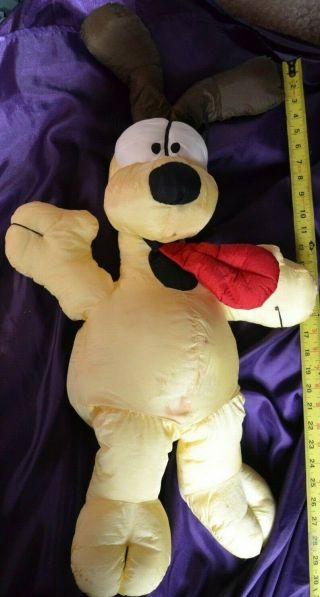 Vintage 1978 - 1981 Plush Creations Odie Stuffed Animal 30 Inch Spencer Gifts