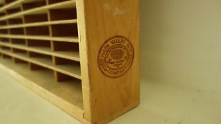 Vintage Napa Valley 100 Slot Wood Cassette Tape Holder Organizer Storage