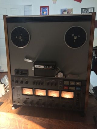 Teac A - 3440 4 - channel 10.  5” Reel Tape Deck,  Great 9