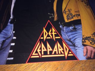 Def Leppard with Steve Clark Vintage 1988 Hysteria era Wall Poster_Pop Metal 2