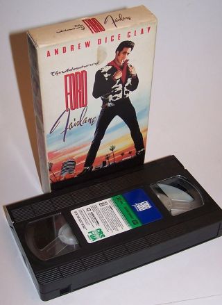Vintage 1991 The Adventures Of Ford Fairlane Vhs Video Cassette Andrew Dice Clay