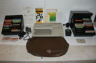 Texas Instruments Ti - - 99/4a Computer With With Game Cartridges And Educational