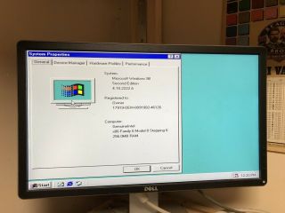 Desktop Computer Pentium III 1000MHz Windows 98 256MB RAM 12GB HDD 7