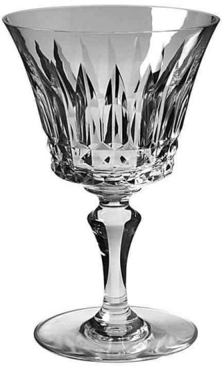 Vintage Baccarat Piccadilly (cut) Water Goblet Or Wine Glass Stemware 6 - 1/2 "