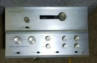 Dynaco Pas Stereo Preamp With Dynaco Tuner Both Factory Wired And Work