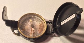Vintage Engineer Lensatic Compass