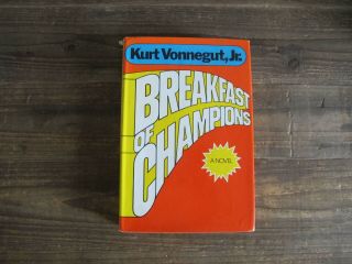 Kurt Vonnegut Hand Signed 1st Printing & Edition Breakfast Of Champions