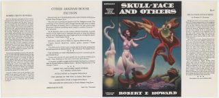 Arkham House Skull - Face & Others By Robert E Howard Orig.  Vfine Dust Jacket 1946