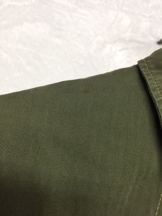 Vintage Korean War US ARMY Button HBT Uniform Combat Jacket 4