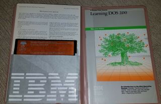 Rare Set of 4 IBM 1.  0 IBM Personal Computer Education Series 1983 5