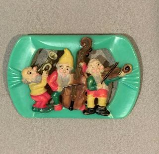 Vintage Bakelite Dwarfs Trolls Gnomes Pin Brooch 1940’s