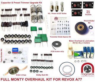 Revox A77 Full Overhaul Kit Electronics And Mechanical - Full Monty