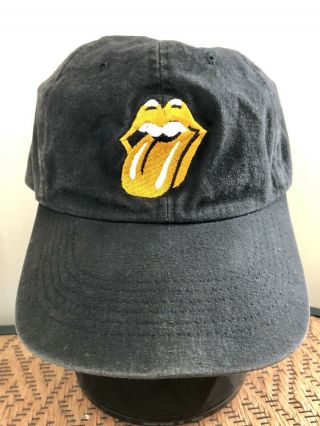 The Rolling Stones Bridges To Babylon 1997 - 8 Logo Tour Snapback Hat Vintage