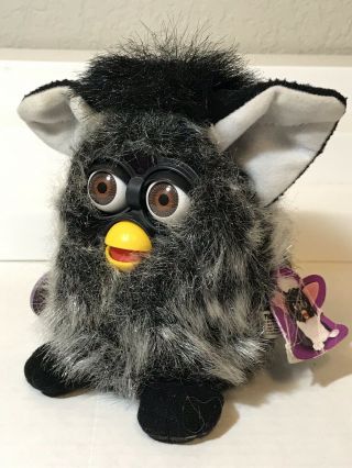 Vintage 1999 Furby Tiger Electronics Mink Black And Gray Brown Eyes W/tags