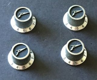 1980 Peavey T - 40 Control Knobs - Set Of 4 - Made In Usa Vintage T40