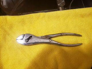Vintage Proto Tool No 234 Slip Joint Multi Adjustable Compound Action Pliers Usa
