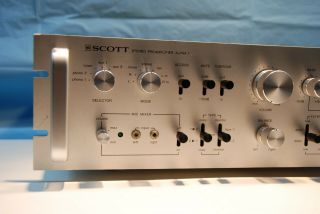 Classic H.  H.  Scott Alpha 1 Professional Pre - Amp - Discrete Ss - Serviced