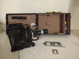 Vintage - Us Army Air Forces Still Film/slide Projector W/ Box