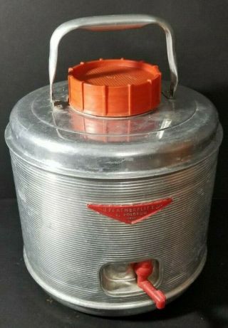 Vintage Featherlite Poloron Water Cooler Foam Insulated Spigot Drinking Cup.