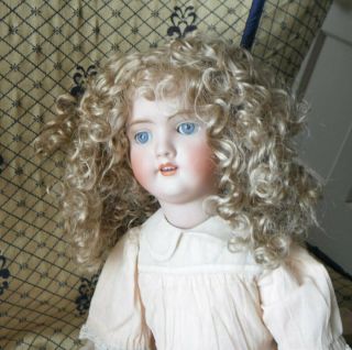 Vtg Doll Wig - Honey Blond Curly - Size 14 - 15 - 