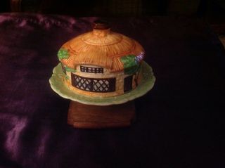 Vintage Beswick Cottage Ware Cheese Plate With Cover 248