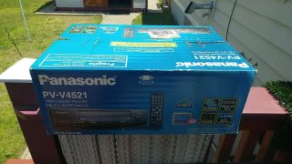 Panasonic PV - V4521 VHS Player Recorder 4 Head Hi Fi Stereo Omnivision VCR 3
