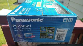 Panasonic PV - V4521 VHS Player Recorder 4 Head Hi Fi Stereo Omnivision VCR 4