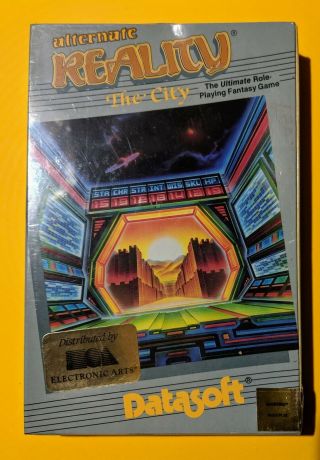 Alternate Reality: The City - Rare 1986 Apple Ii Game By Datasoft