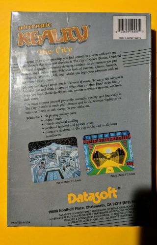Alternate Reality: The City - RARE 1986 Apple II Game By Datasoft 2