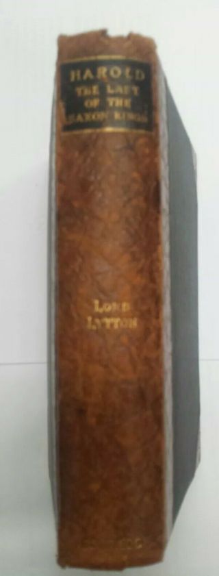 Harold Last of the Saxon Kings - Lord Lytton - 1887 Edition 3