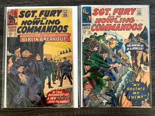 Sgt.  Fury And His Howling Commandos (35,  36) Marvel Comics Vintage Comics