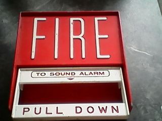 Vintage Fire - Lite Fire Alarm Model Bg6 Fire Alarm