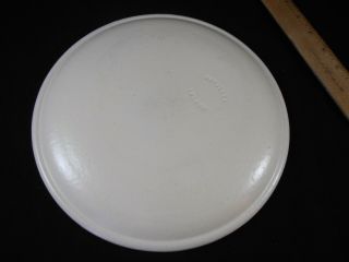 3 Vtg 1930s Catalina Island Art Pottery Dinner Plates Ivory 10 ¼” 4