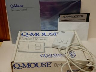 Quadram Q - Mouse Optical Mouse Pad Box Software