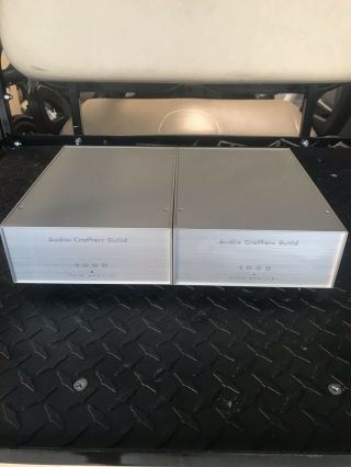 Twin Pair Audio Crafters Guild Acg 1000 Mono Amplifier Amp