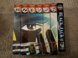 Vintage Black Jack Anime Vhs,  Full Set,  Movie