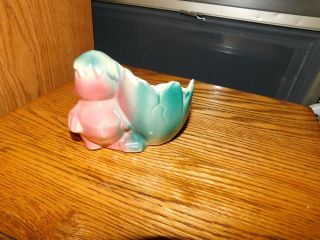 Easter Chick Planter Vintage Unmarked California Pottery 3