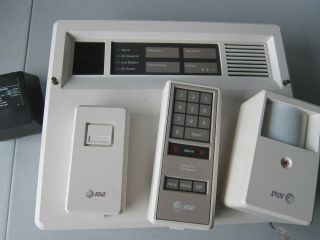 Vtg 1991 AT&T Alarm Fire System Central Controller Keypad Sensors 2