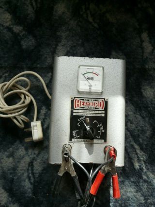 Heayberd Vintage Battery Charger 2 To 12 Volt.  Model Ao 7.