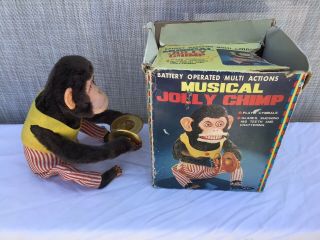 Vintage Musical Jolly Chimp Toy 5