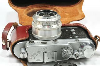Zorki 2c Rangefinder Camera Based On Leica,  Lens Industar 50 Red Pi,  From 1956