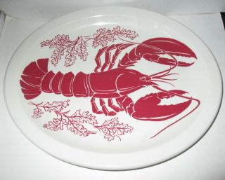 Vintage Homer Laughlin Restaurant Ware Lobster Platter