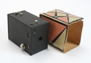 Kodak Eastman Brownie No.  2,  Incomplete Box,  Handle Missing/cks/199812