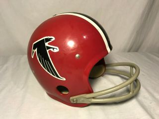 Vintage Rawlings HNFL - N Small Atlanta Falcons Football Helmet Made USA 3