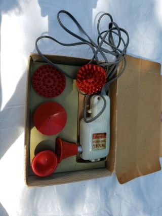 Vintage Wahl Vibrating Home Massager | Model E | Accessories - Body Face Scalp