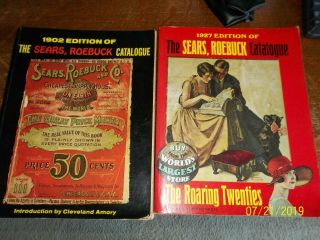 Reprint 1902 & 1927 Sears,  Roebuck Catalogs