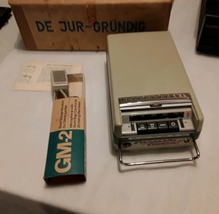 Vintage DeJUR Grundig Stenorette Versatile Tape Recorder made in West Germany 2